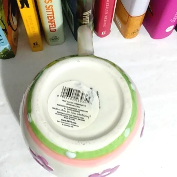 BOSTON WEARHOUSE SPRING DECOR COFFEE MUG EASTER GARDEN COFFEE CUP 20oz. NWT - Picture 4 of 5